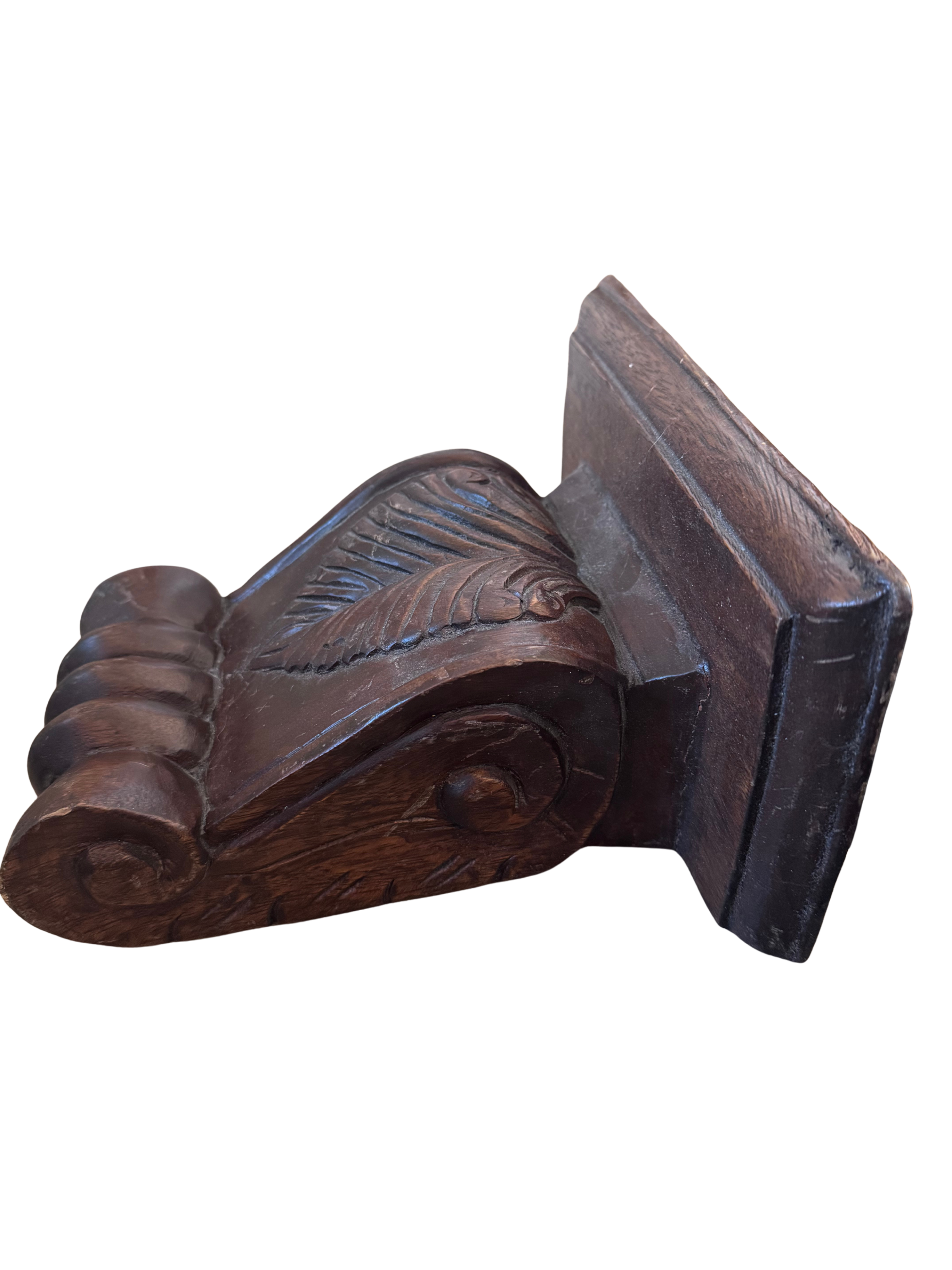 Wooden Corbel Wall Shelves