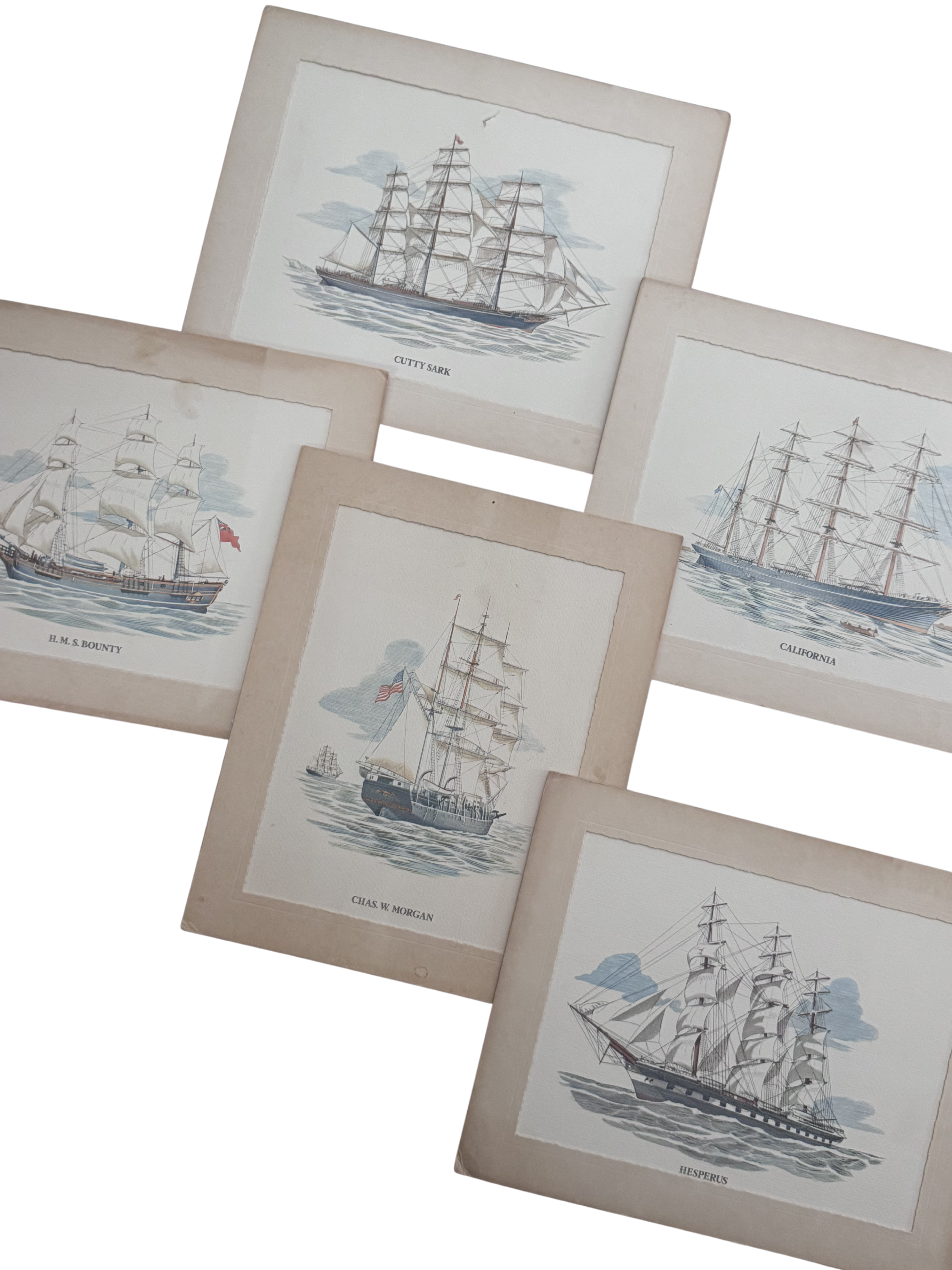 Lithographs of Marax Classic Ship Series