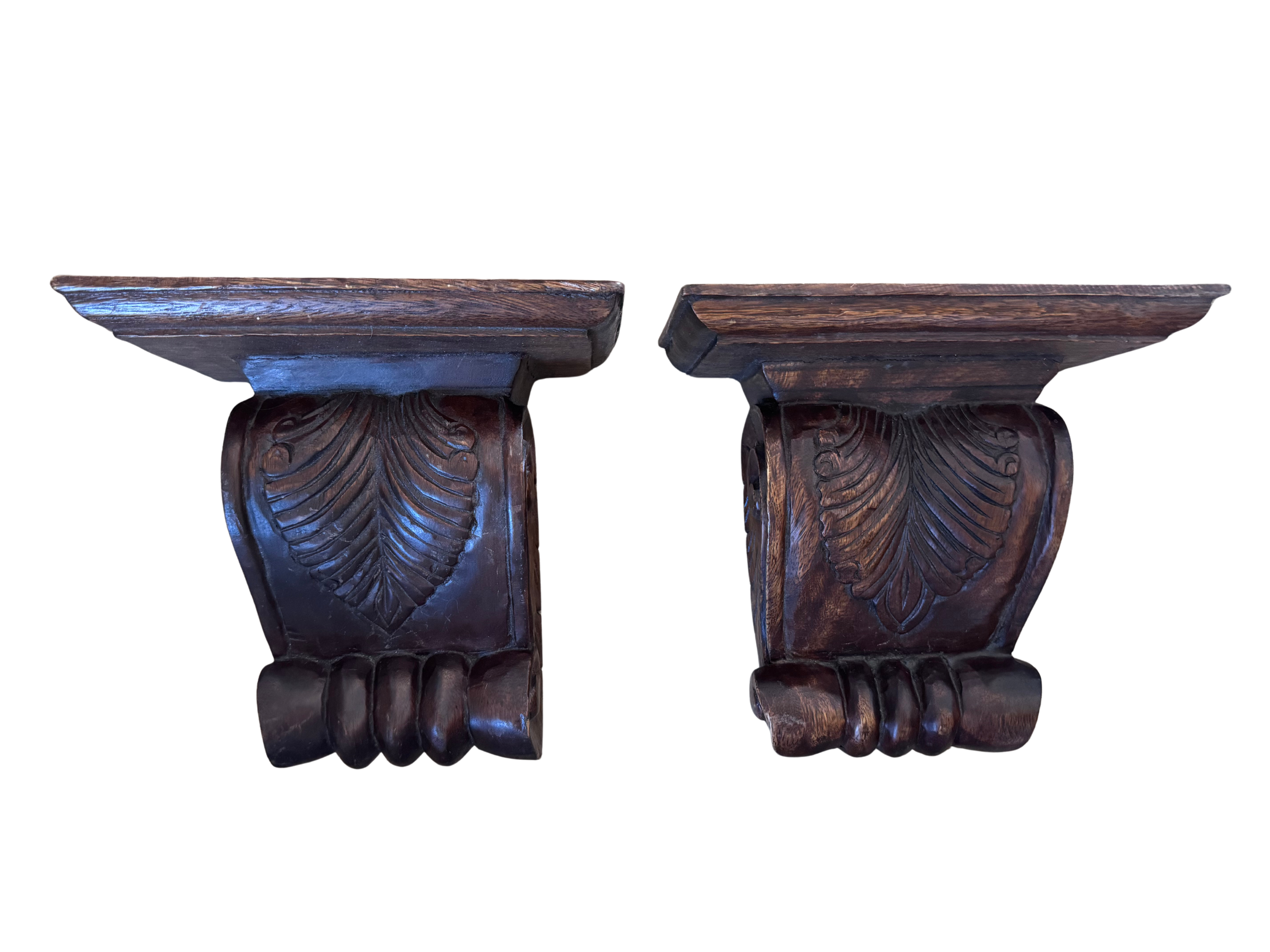Wooden Corbel Wall Shelves
