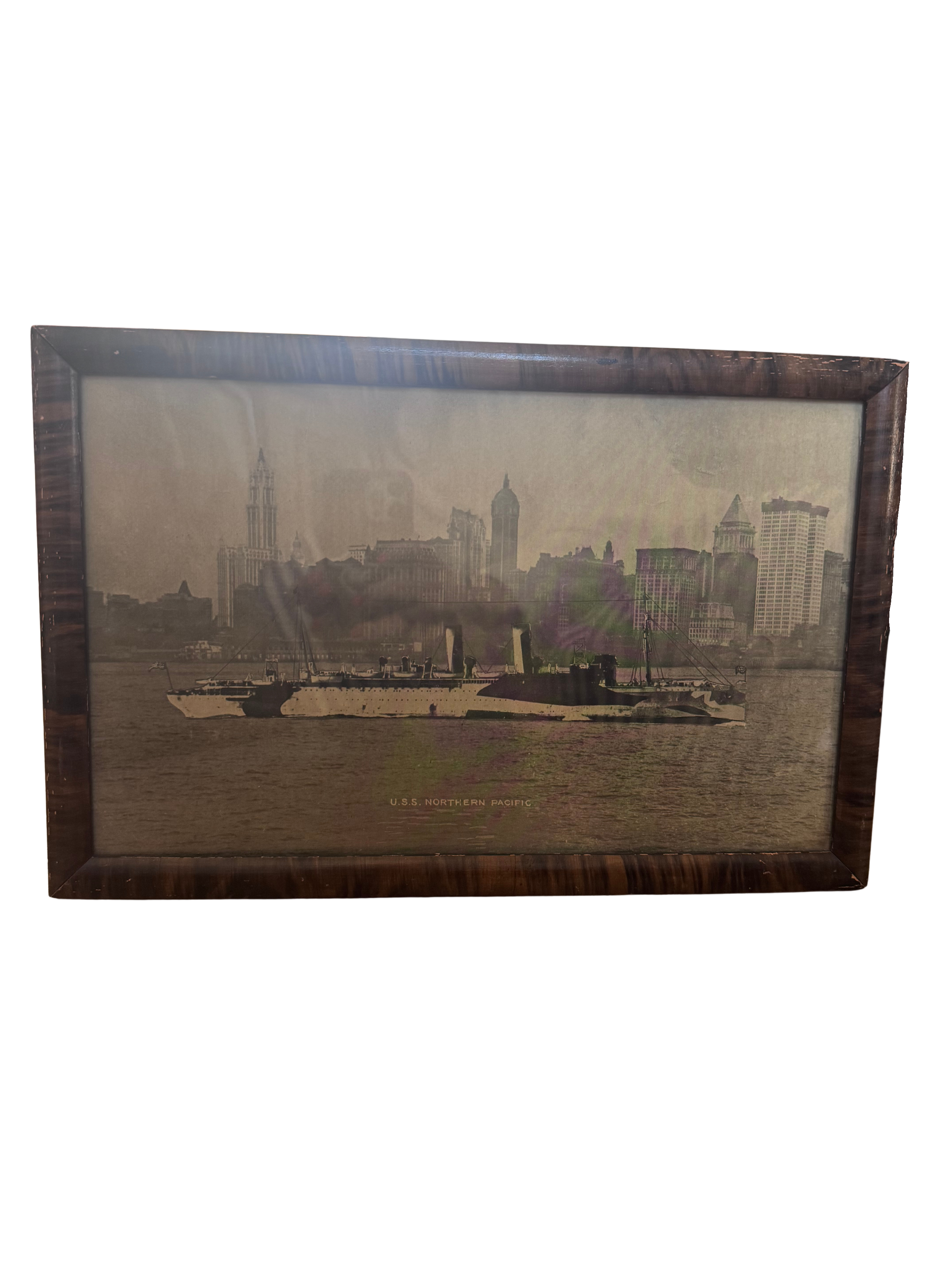 Framed Print of the USS Northern Pacific