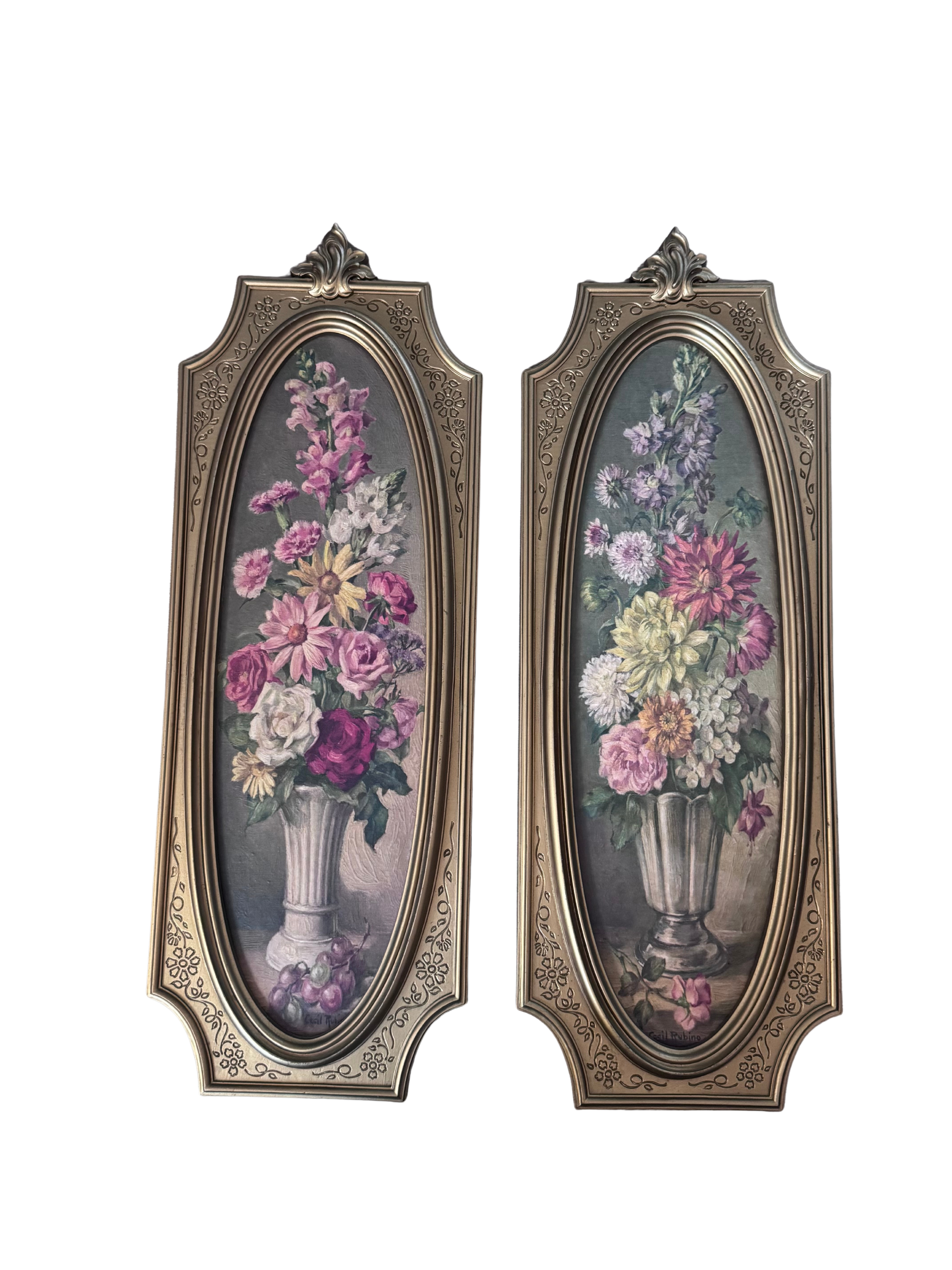 Mid Century Cecil Rubino Wall Plaques